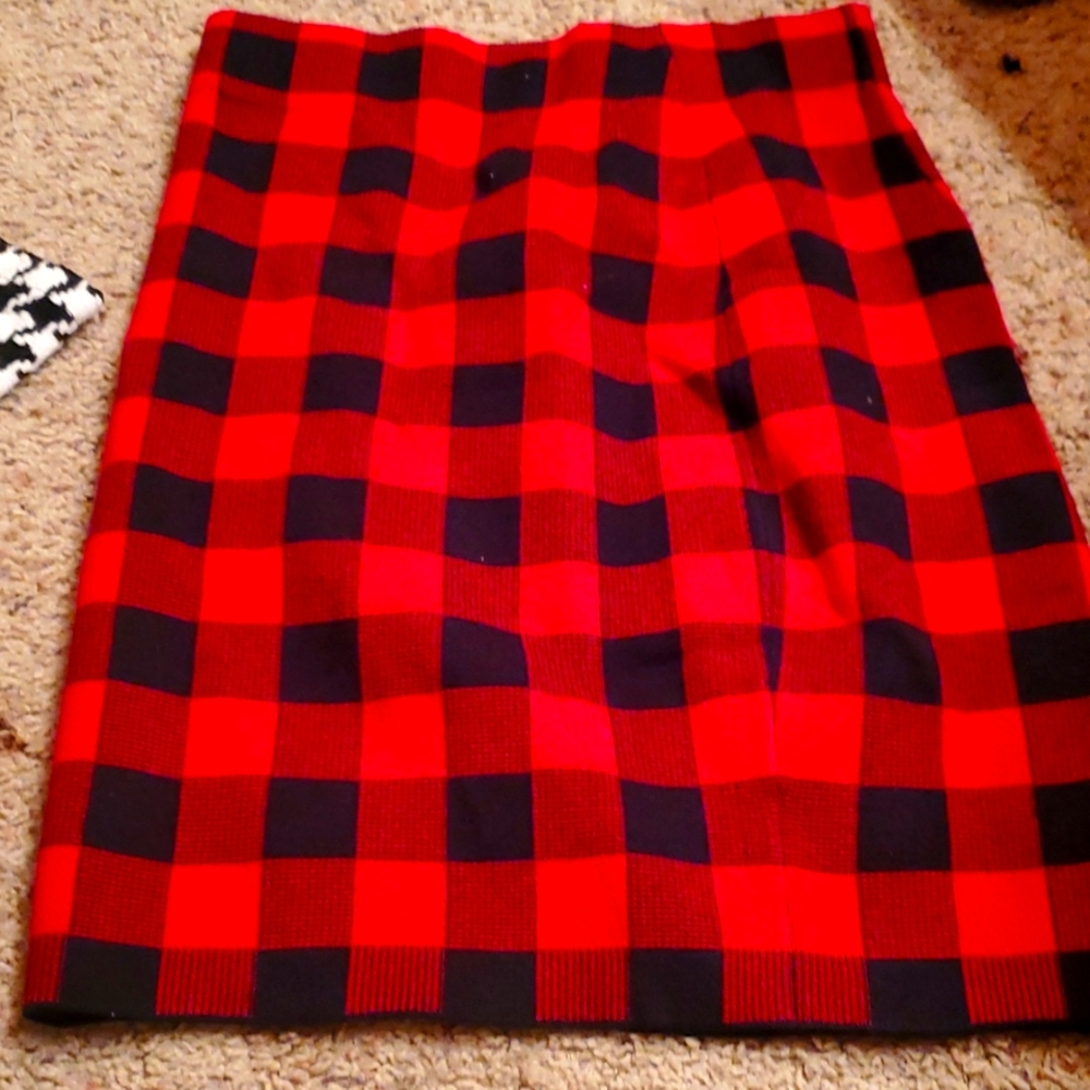 Plad skirt